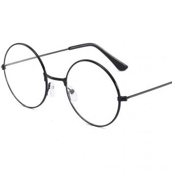 Runde Rahmen Brille ohne Stärke