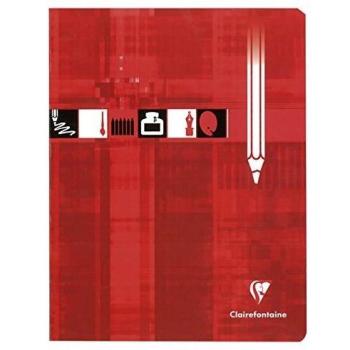 Cahier à piqûres Clairefontaine 32 pages dessin blanc