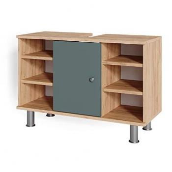 Mobile bagno sottolavabo Fynn, Verde, 80 x 54 cm