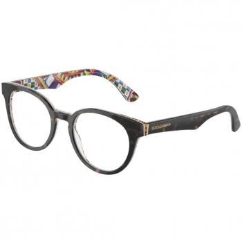 Dolce & Gabbana DG3361 3217 Women's Glasses Tortoiseshell Size 48