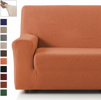 Funda Sofá Eiffel Textile Rústica 4 Plazas Naranja