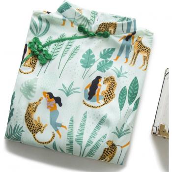 Robe de soirée vintage à motif cartoon