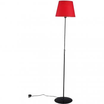 Aluminor Store Standing Lamp Schwarz/Rot – 150 cm, Warmweiß