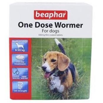 Beaphar Pet Worm Blocker 4-Pack (Single Dose, Small & Medium Dogs)