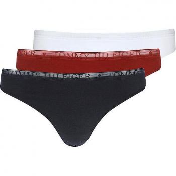 Set de 3 tangas Tommy Hilfiger con logo para mujer