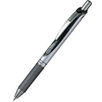 Bolígrafo de gel Pentel Energel XM Klick 0.7 Negro 12 Piezas Pentel