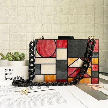 Party Clutch with Patchwork Design