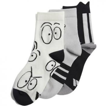 Baby‑Socken adidas Adiraptor (Pack 3) – „Weiche Füße“