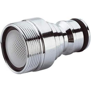 Adaptateur pour bec de robinet permettant la connexion à un raccord automatique d'arrosage AROZ