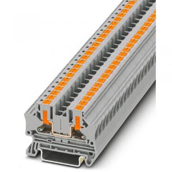 Phoenix Contact PTV 4 1088728: Morsetto Componibile 2-Poli, 0.2 mm²–6 mm², Grigio, 50 pezzi