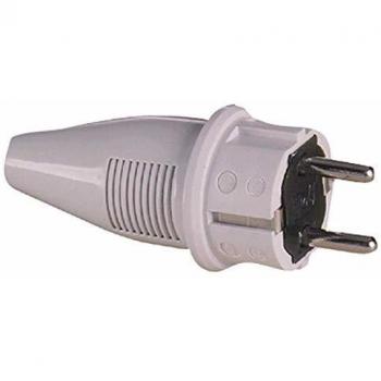 PROTEC PVC-Stecker Grau 6x5 cm – IP44