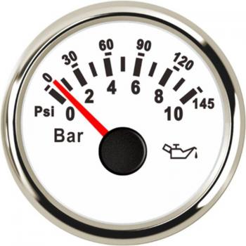 52MM Waterproof Oil Pressure Meter 0-10Bar 0-30Bar