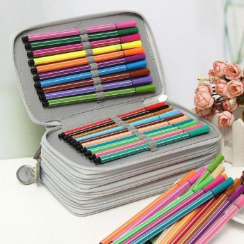 Organisateur Artistique 72x – Porte-Stylos et Crayons – Tissu Durable