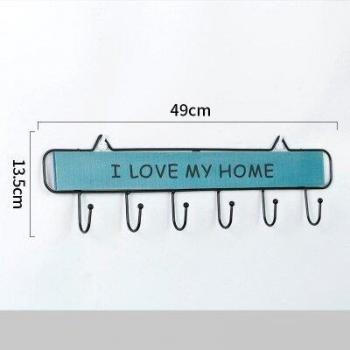 3-Size Wall-Mounted Coat and Hat Rack