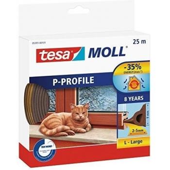 Tesamoll Insulation Strip Brown 25m x 9mm