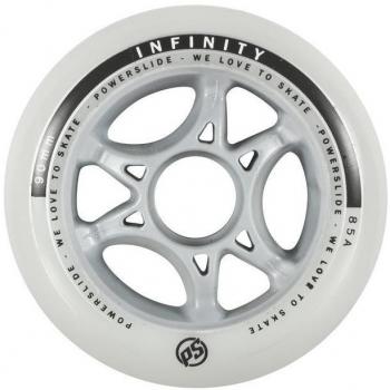 Infinity II Speedroller 100 mm 85A – Klargrau & Weiß
