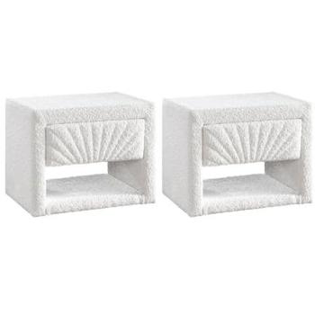 Tables de chevet blanches
