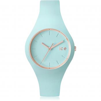 Glitzernde Eiszeit‑Unisex‑Uhr Pastell, analog Quarz, Plastikarmband – 001611