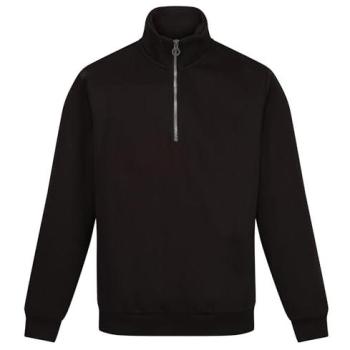 Regatta 3XL Men's Pro Durable Black Quarter‑Zip Top