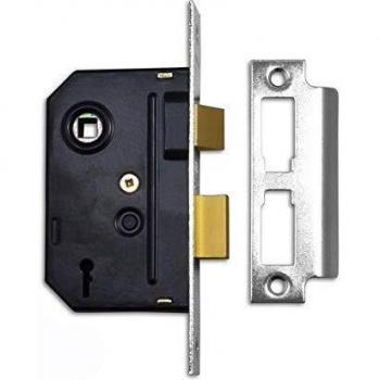UNION UNNJ2295CH25 2 Lever Mortice Sashlock with Chrome Finish, 63mm