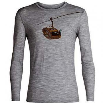 Crewe Camper Lift Herren Langarm-Tees aus Merino