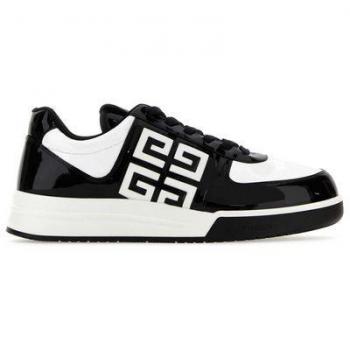 Givenchy Black Patent Leather Sneakers for Men Size 8.5 US