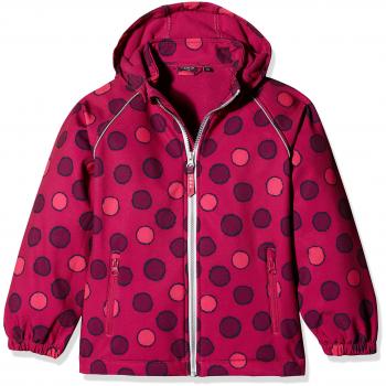NAME IT Nitalfa Chaqueta Softshell Puntos Fucsia, Chaqueta para Niñas, Multicolor