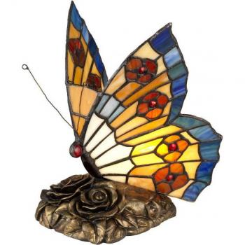 Elstead Tiffany Butterfly Tischlampe G9 in Bronze