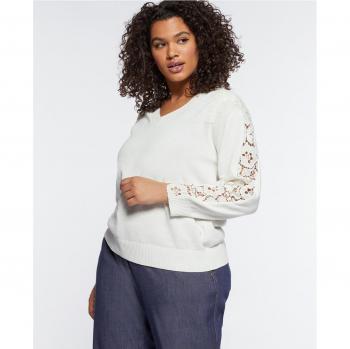 Fiorella Rubino: Jersey de Mujer Estilo Encaje Macramé