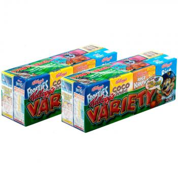 Kellogg's Breakfast Cereal Variety Pack Boxes, 191g