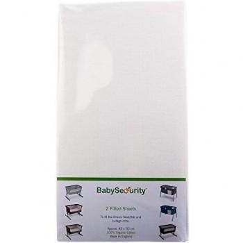 BabySecurity Organic Crib Sheet 83 x 50cm
