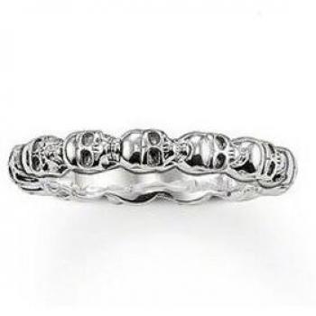 Anillo Thomas Sabo calavera en plata
