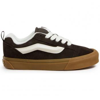 Vans KNU Skool Skate Sneakers – Turkish Coffee – Boys Size 4.5
