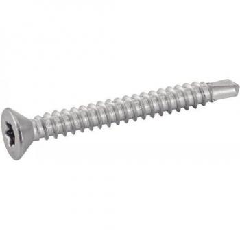 Vis autoperceuse torx, tête fraisée, six lobes, inox A2, 3,9×25 mm – lot de 200