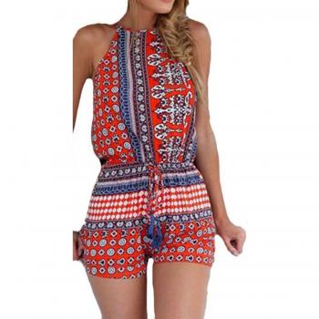 Elite 99 Women's Boho Chic Sleeveless Jumpsuit