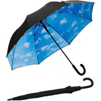 Falcone Paraguas 120 cm Azul y Negro