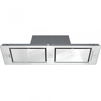 Hotte filtre Miele DA 2628 – Évacuation en niche, finition blanc brillant, 116,5 cm de large et 27,6 cm de profondeur