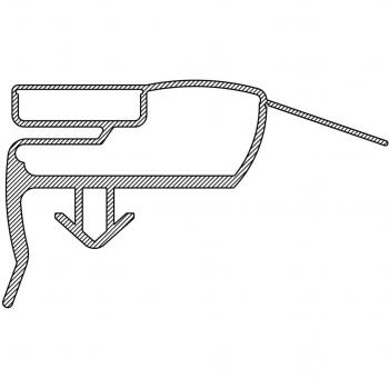 AEG joint magnétique gris 563x839mm A1699