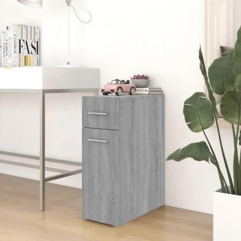 Armoire de salle de bain Sonoma gris 20x45,5x60 cm Bois d'ingénierie