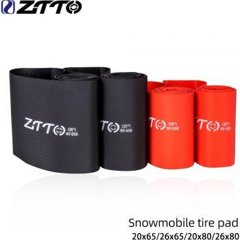 Bandes de jante épaisses ZTTO pour vtt et vélo de plage, 80mm 65mm, 20 26 pouces, 1 paire