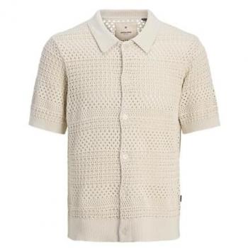 Herren Strickshirt mit Knopfleiste