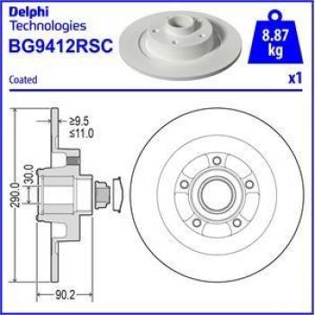 Dischi freno RENAULT BG9412RSC
