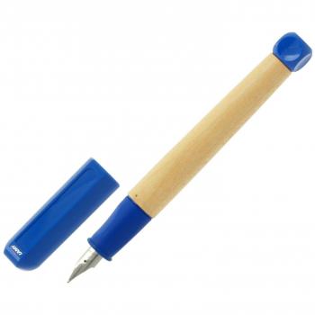 Lamy ABC 009 – Stahlfeder Füller aus Ahorn und Kunststoff (blau)