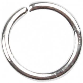 Runde Silberringe – 5,4 mm Extern, 0,7 mm – 500 Stück in Versilbert-Päckchen