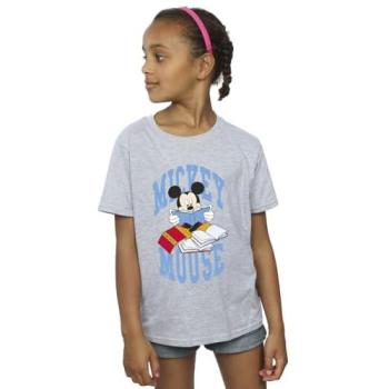 Disney Mickey Bookworm T-Shirt – 9‑Year‑Old, Grey