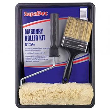 MasonryMaster Pro Roller + Brush Tray System