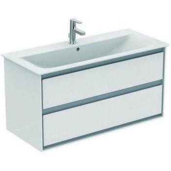 Façade Tiroir Supérieur Connect Air Blanc Brillant Et Mat Pour Wtu 1000mm Ideal Standard