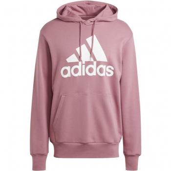 Sudadera Adidas Essentials Logo Lineal Felpa Preloved Crimson