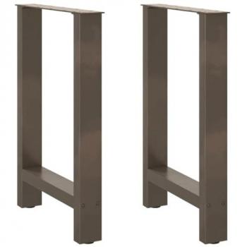 Conjunto de Pernas para Mesa de Centro vidaXL 2 pcs 60x(72-73) cm