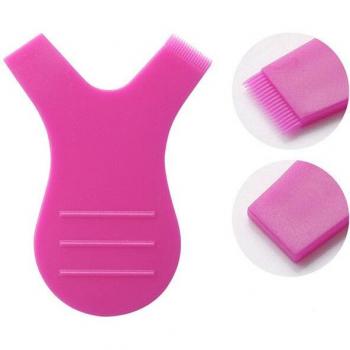 5 pièces de pinceaux et outils pour cils avec bigoudi et peigne en plastique